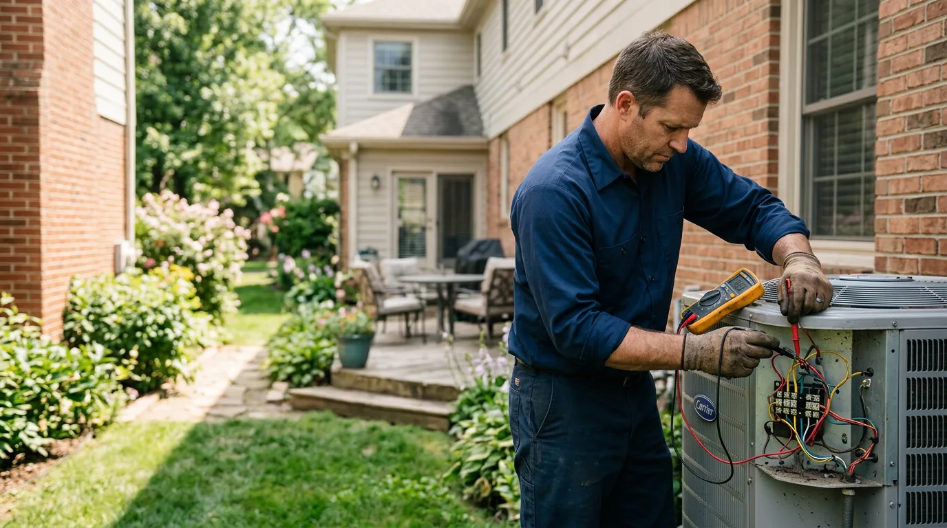 HVAC technician working near Bowling Green, VA